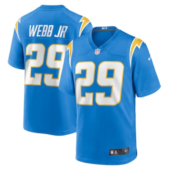 mens nike mark webb jr powder blue los angeles chargers game